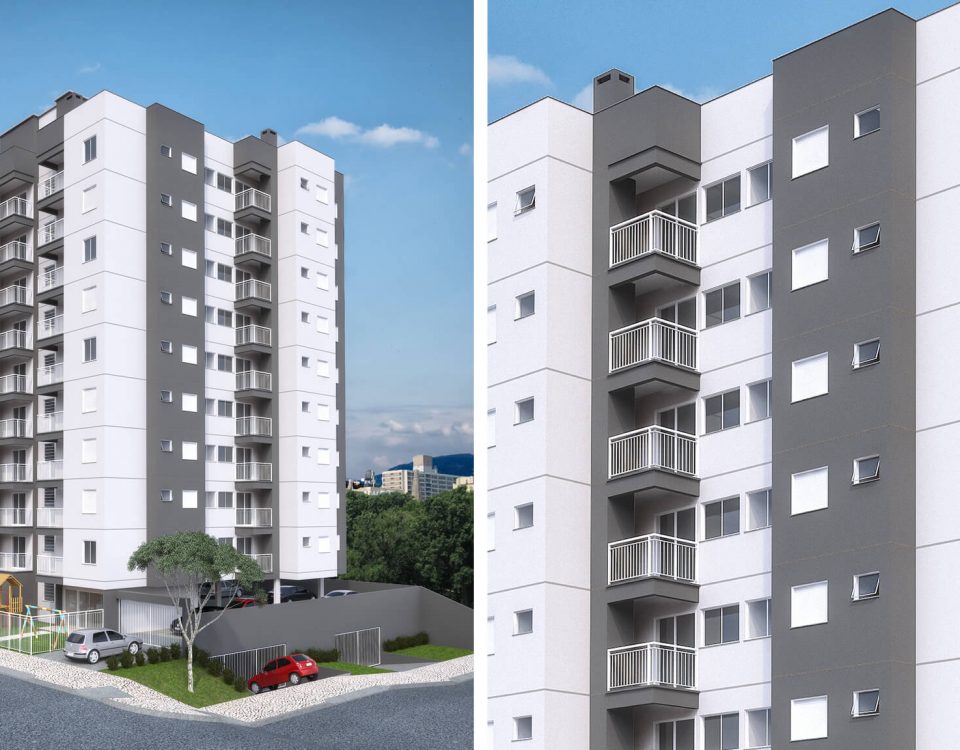 Edificio Residencial Ideal Fachada em Novo Hamburgo - G Ghem Engenharia2